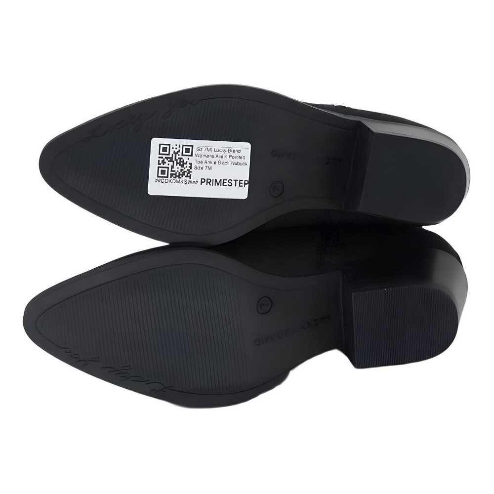 Lucky Brand Ailein Pointed Toe Ankle Boots Black - 7M - Picture 6 of 6